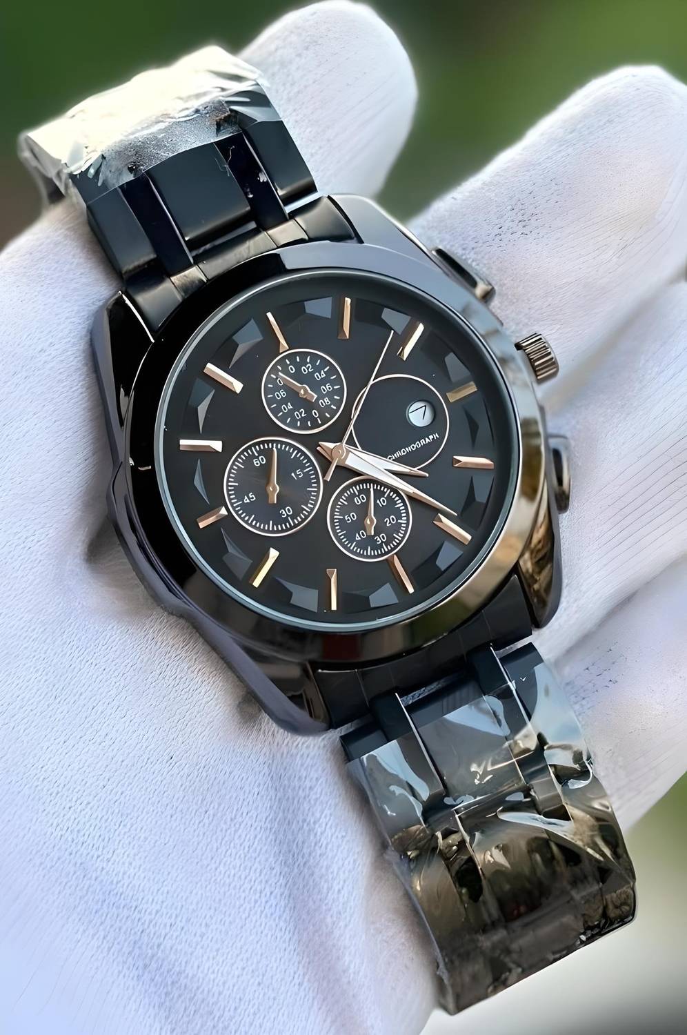 Lucifer T SHORT FULL BLACK MEN WATCH - Image 2