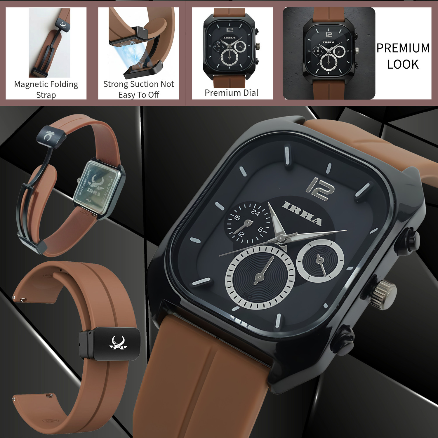 Image of IRHA Analog Watch - For Men & Women