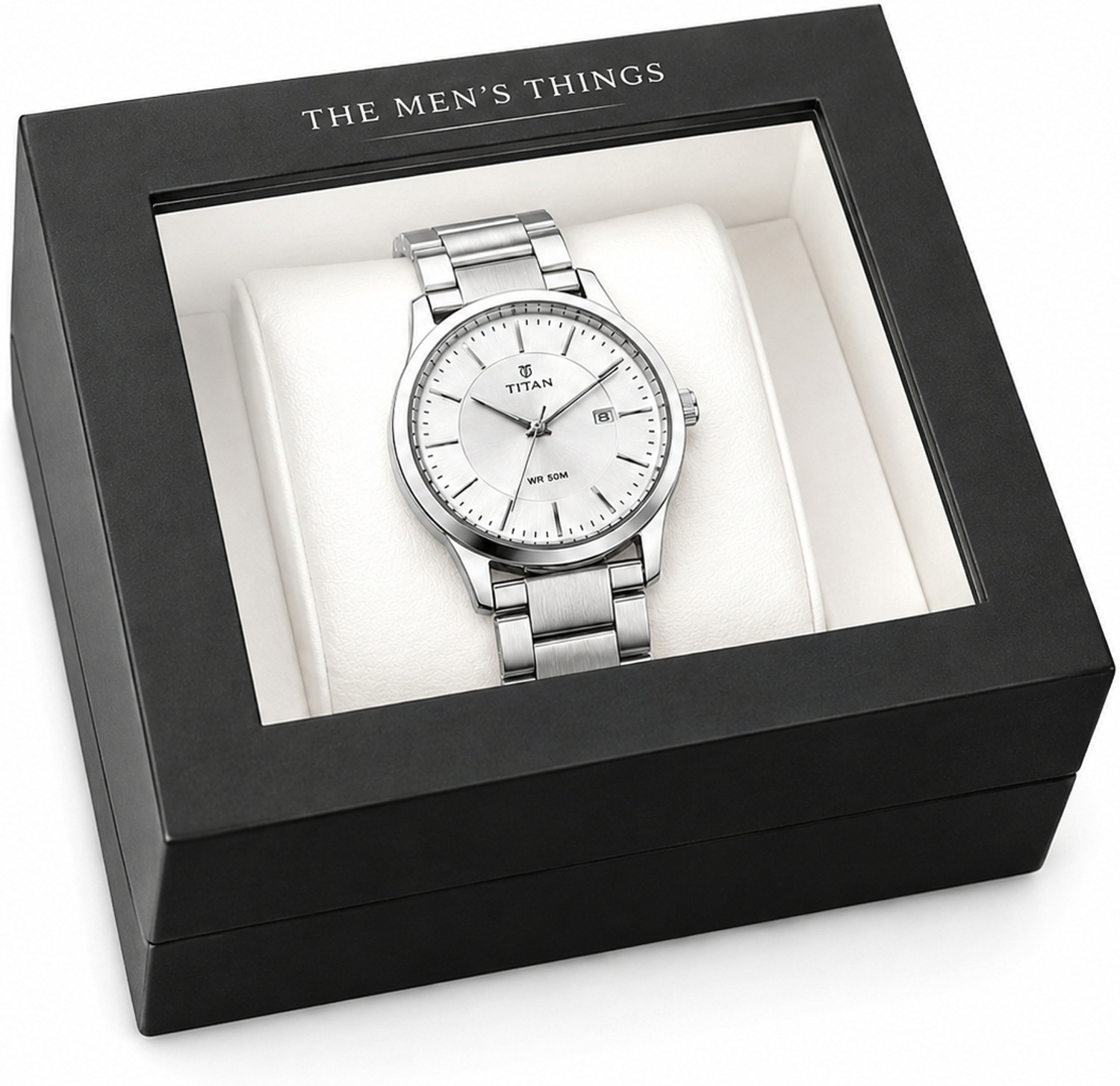 Image of RKTRADERS Classic Silver Analog Wrist Watch Primium series Analog Watch - For Men