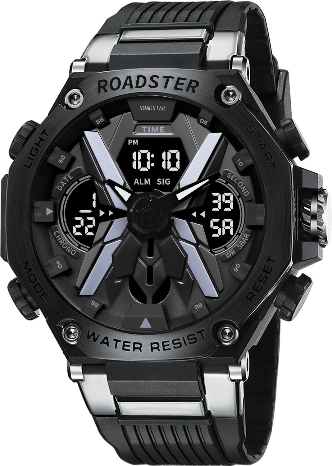 Image of Roadster Waterproof Multi-Functional Wrist Watch Analog-Digital Watch - For Men