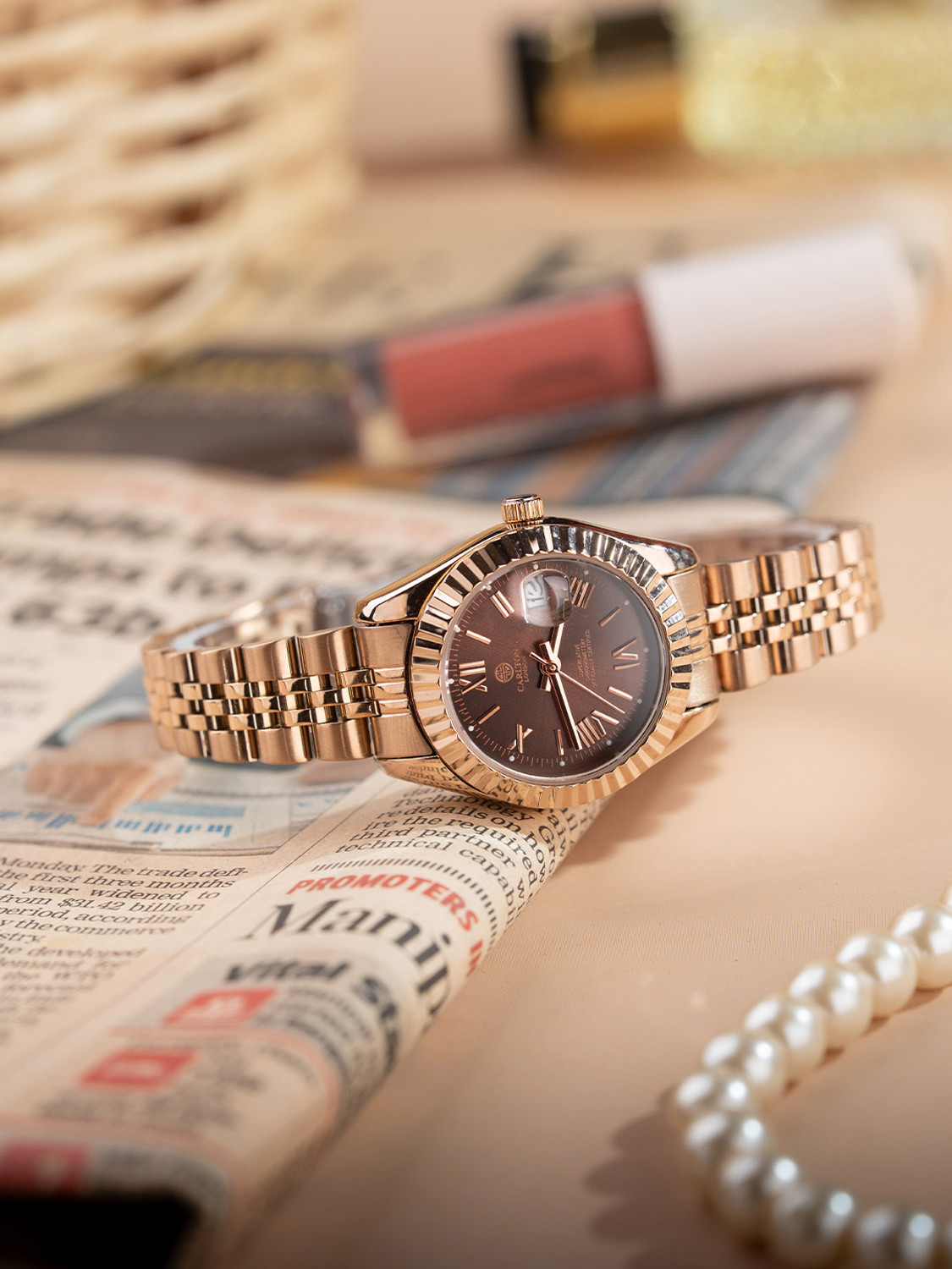 Image of CARLTON LONDON CLRLW-003 Harper Analog Watch - For Women