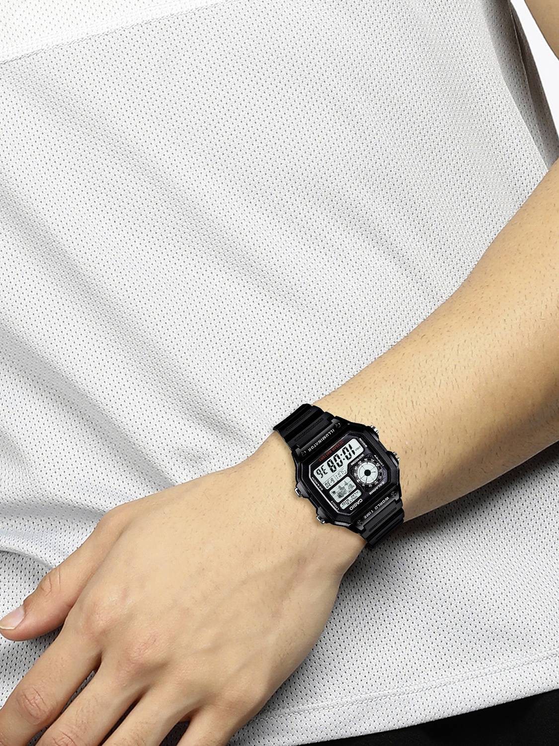 CASIO AE-1200WH-1AVDF Youth Digital Watch - Men - Image 3