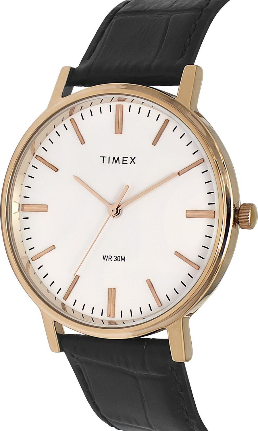 Image of TIMEX Round 41mm White Dial Analog Watch - For Men