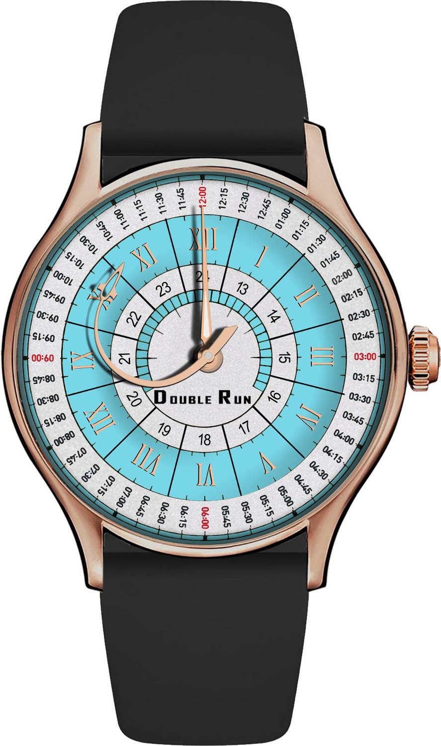 DoubleRun Analog Watch - For Men - Image 1