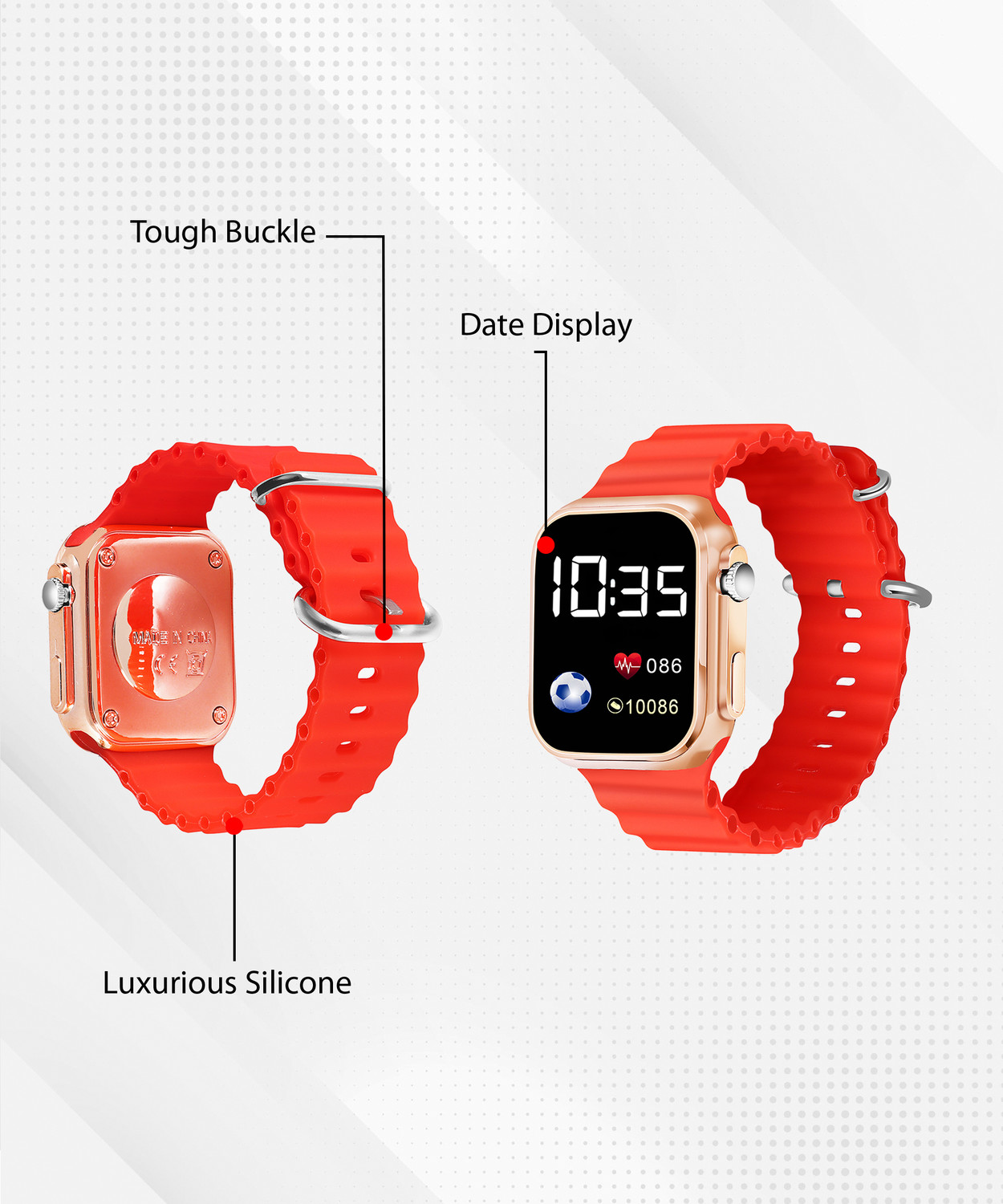 Image of THMT TRENDING Ultra Led Square Digital Watch Digital Watch - For Men