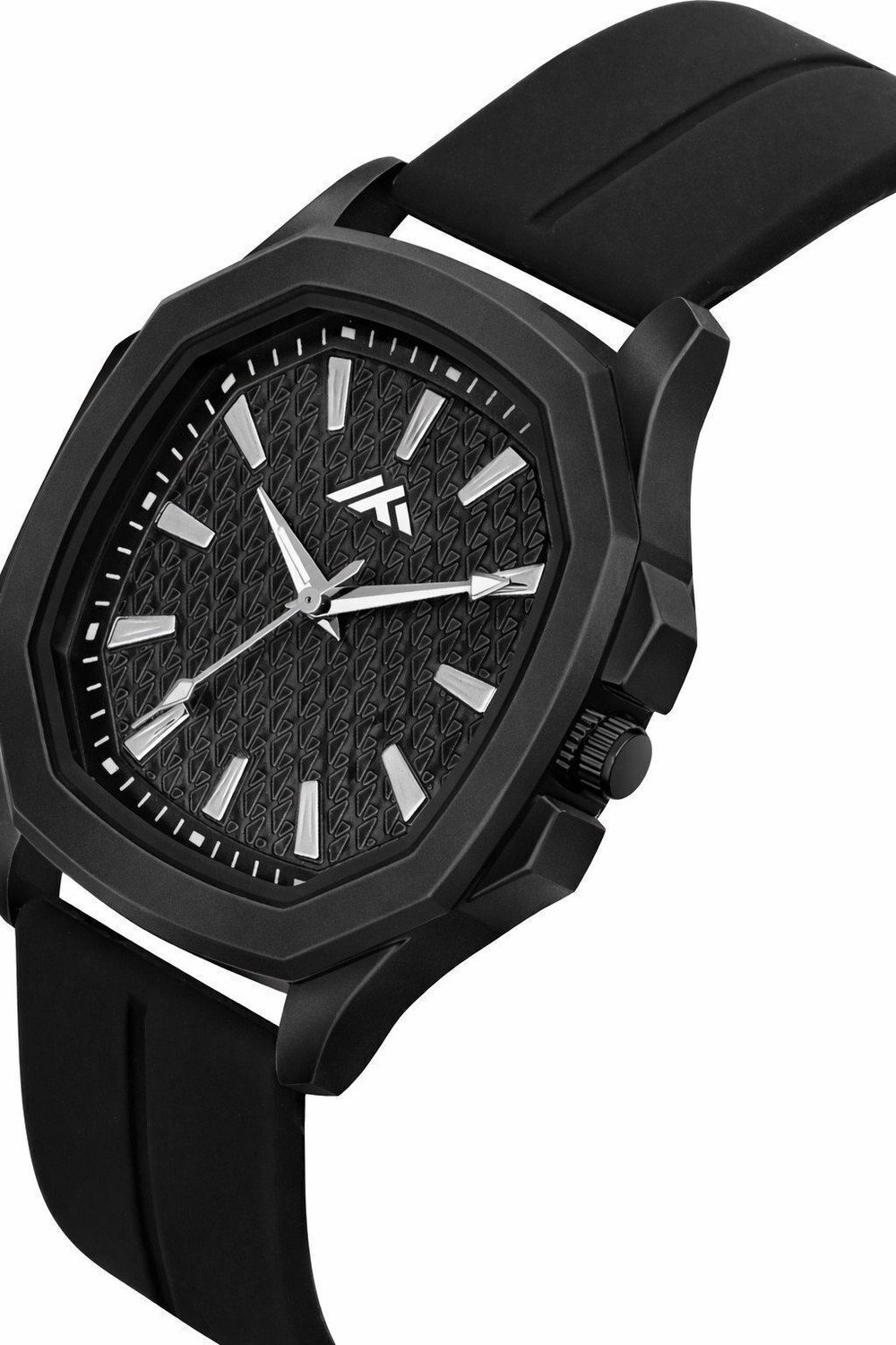 Image of PRAIZY Premium Quality Square Dial Silicone Strap Analog Watch - For Men