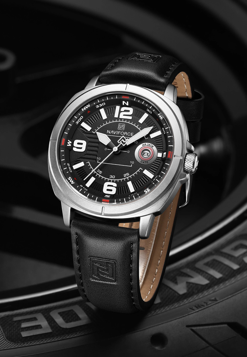 Image of NAVIFORCE NF8078 NF8078SWB Analog Watch - For Men
