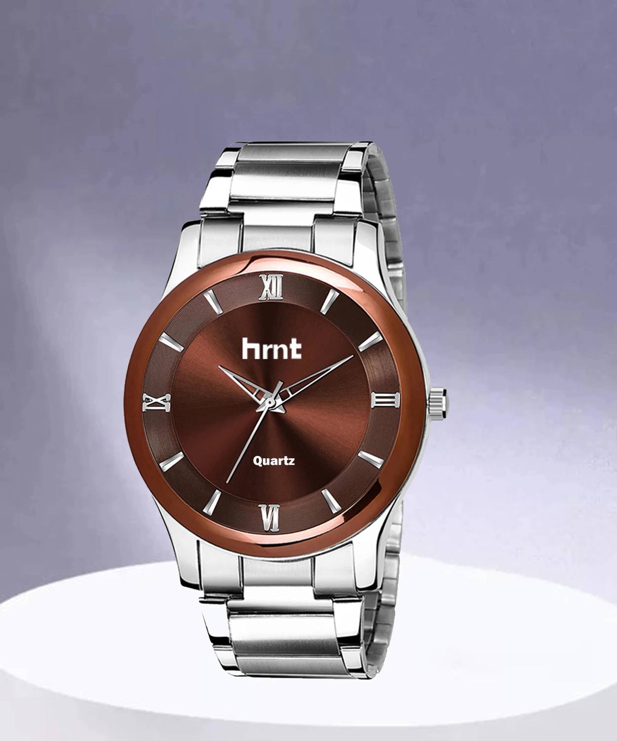 BRUNT GOOD and sin チャコール hrnt B9106 B9106 - Brown Hand Watch For Men & Wrist Chain Watch