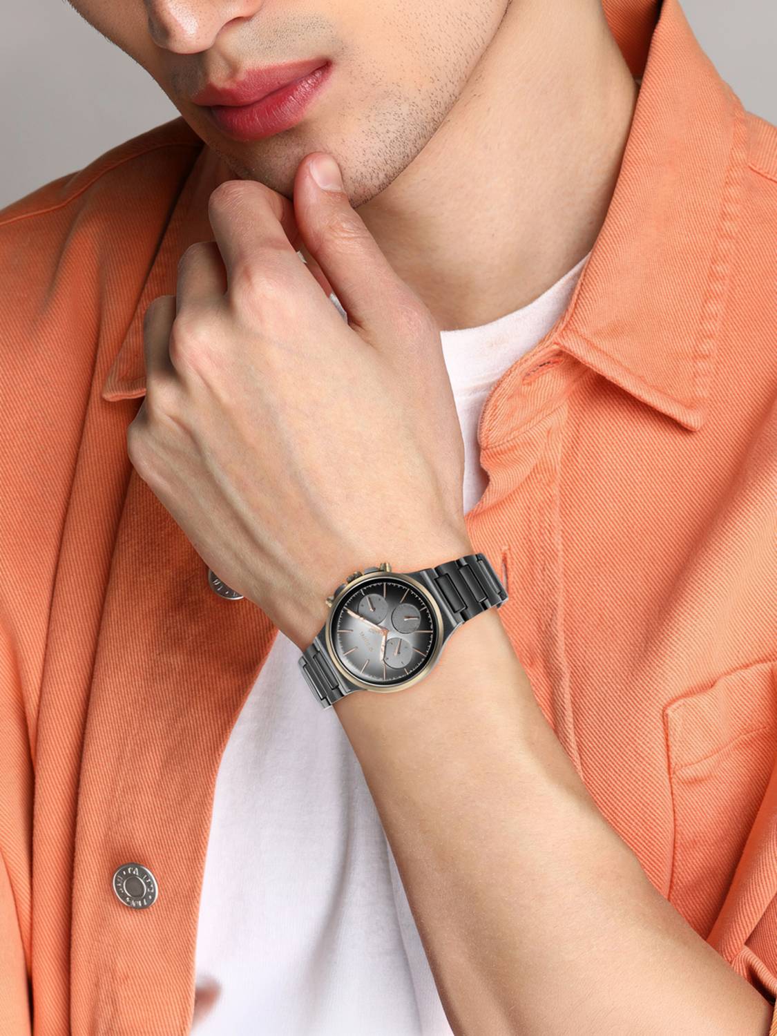 Titan 1883Km01-Dm761 Quartet Analog Watch - Men - Image 2