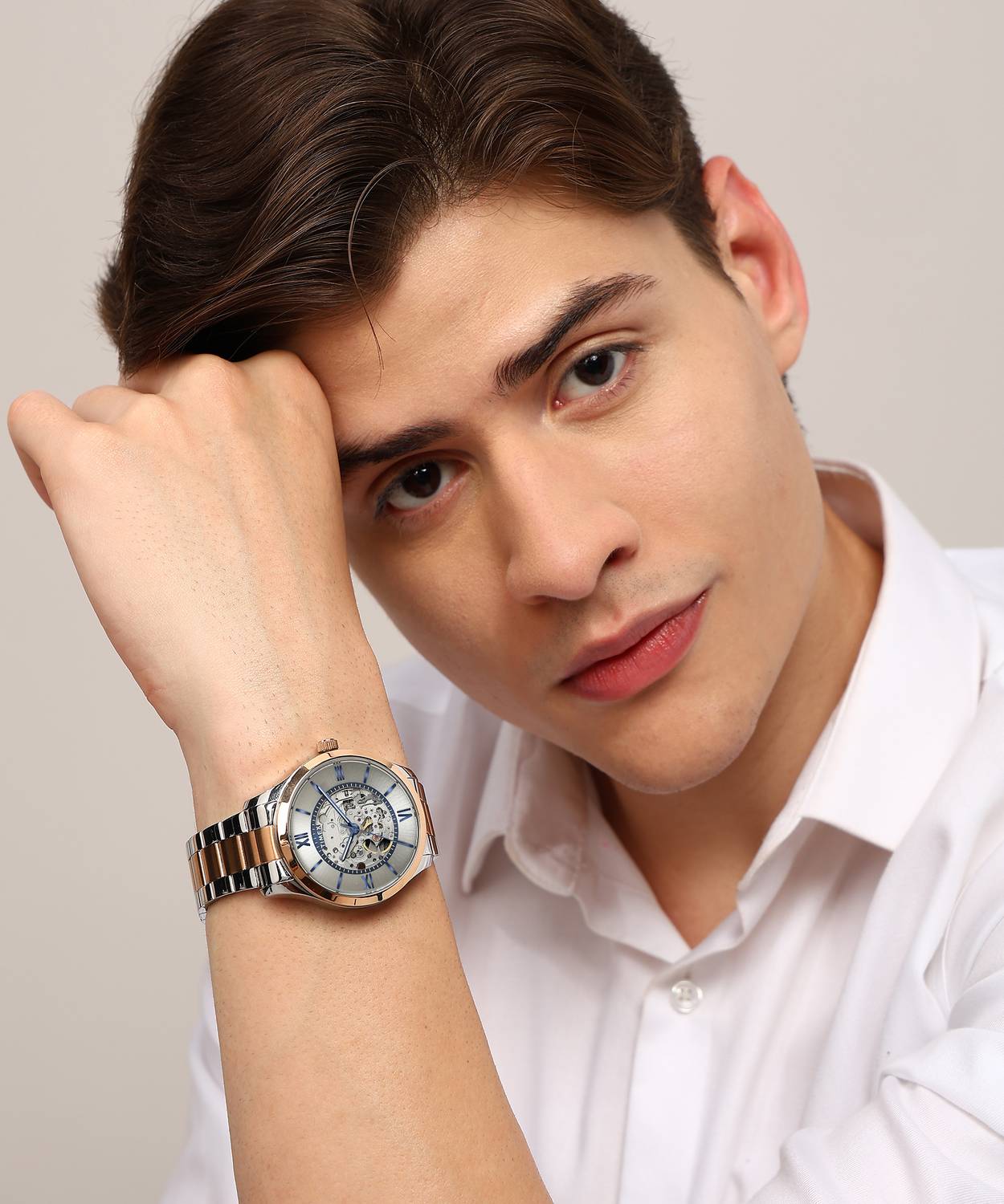 TIMEX Automatic Silver Dial Analog Watch - Men - Image 3