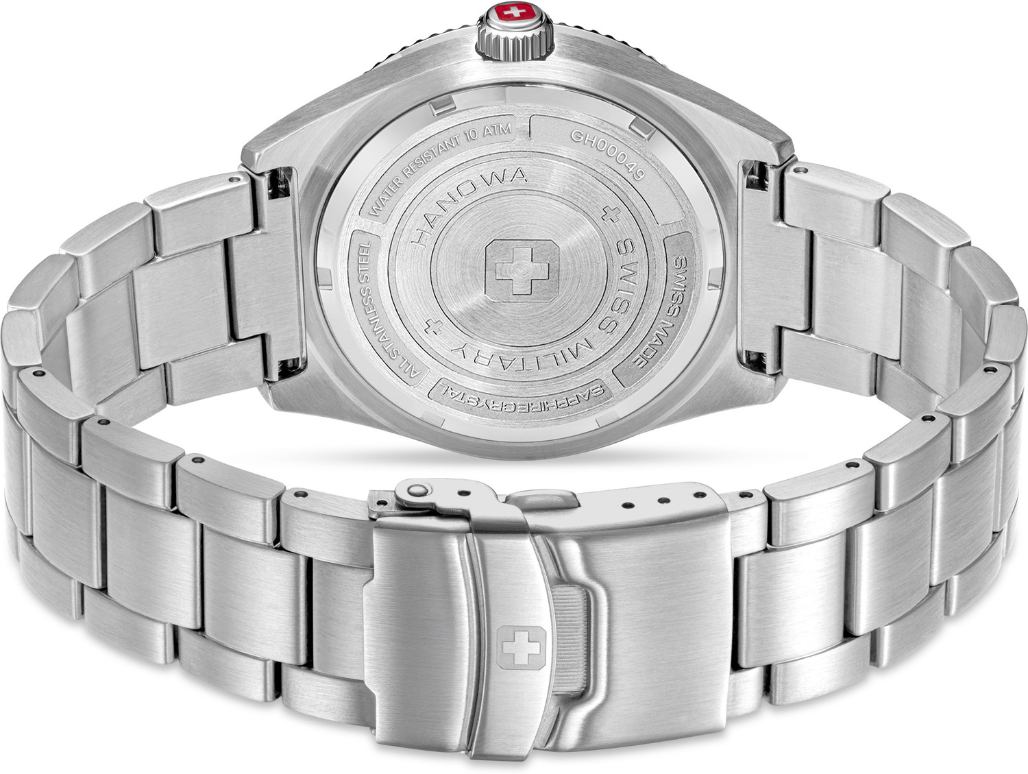 Image of Swiss Military Hanowa NOMAD NOMAD Black Round Dial Comes With Swiss Made Analog Watch For Men's Analog Watch - For Men