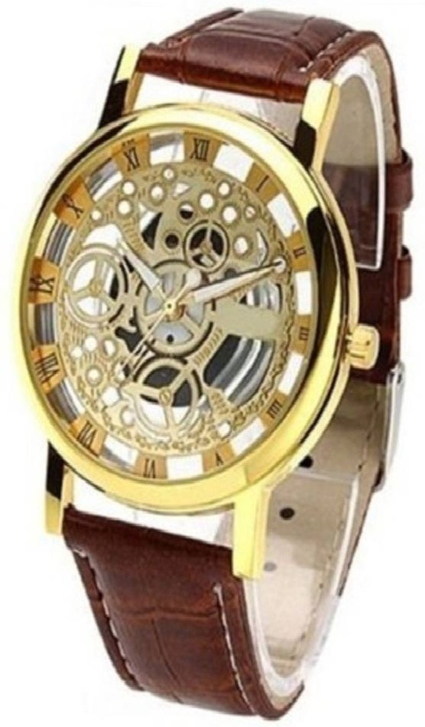 Image of Suvaniq Royal Heritage Executive Skeleton Design Quartz Watch Analog Watch - For Men