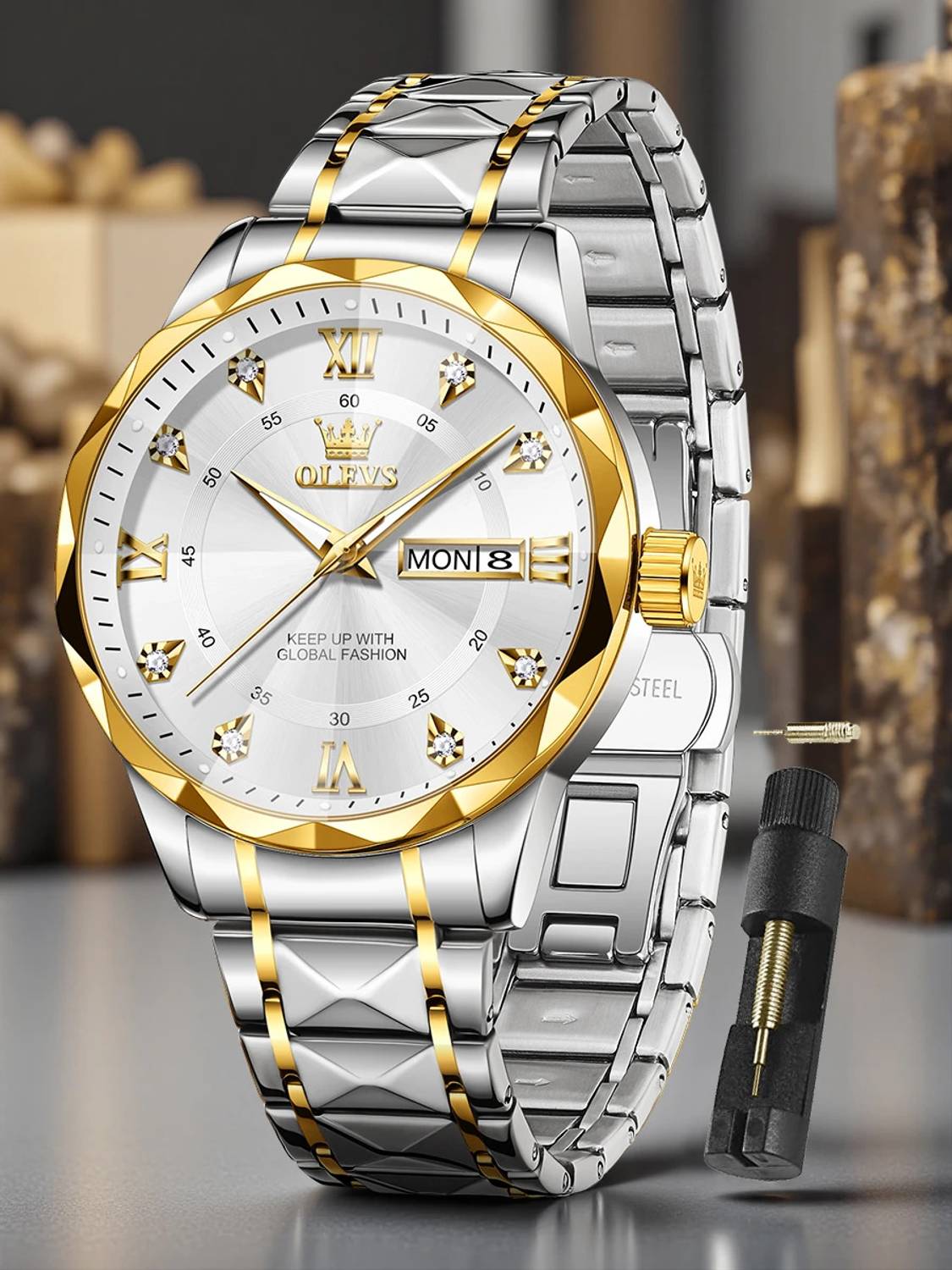 OLEVS Analog Watch for Men - Image 2