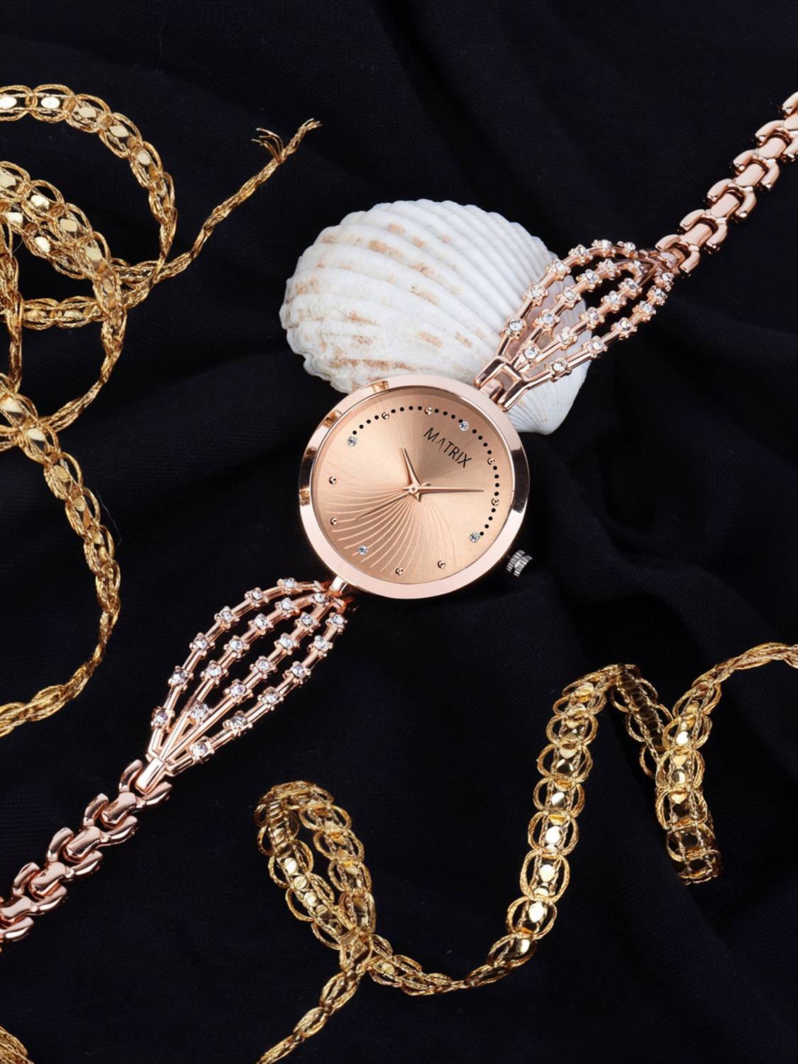 MATRIX Daisy Bracelet Style Analog Watch - For Women