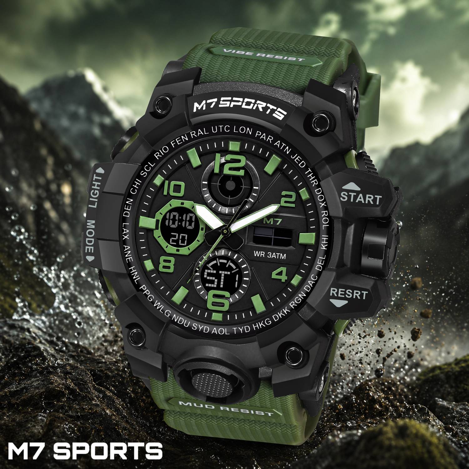 Metronaut M7-8029 Adventure Expedition Analog-Digital Watch - Image 3