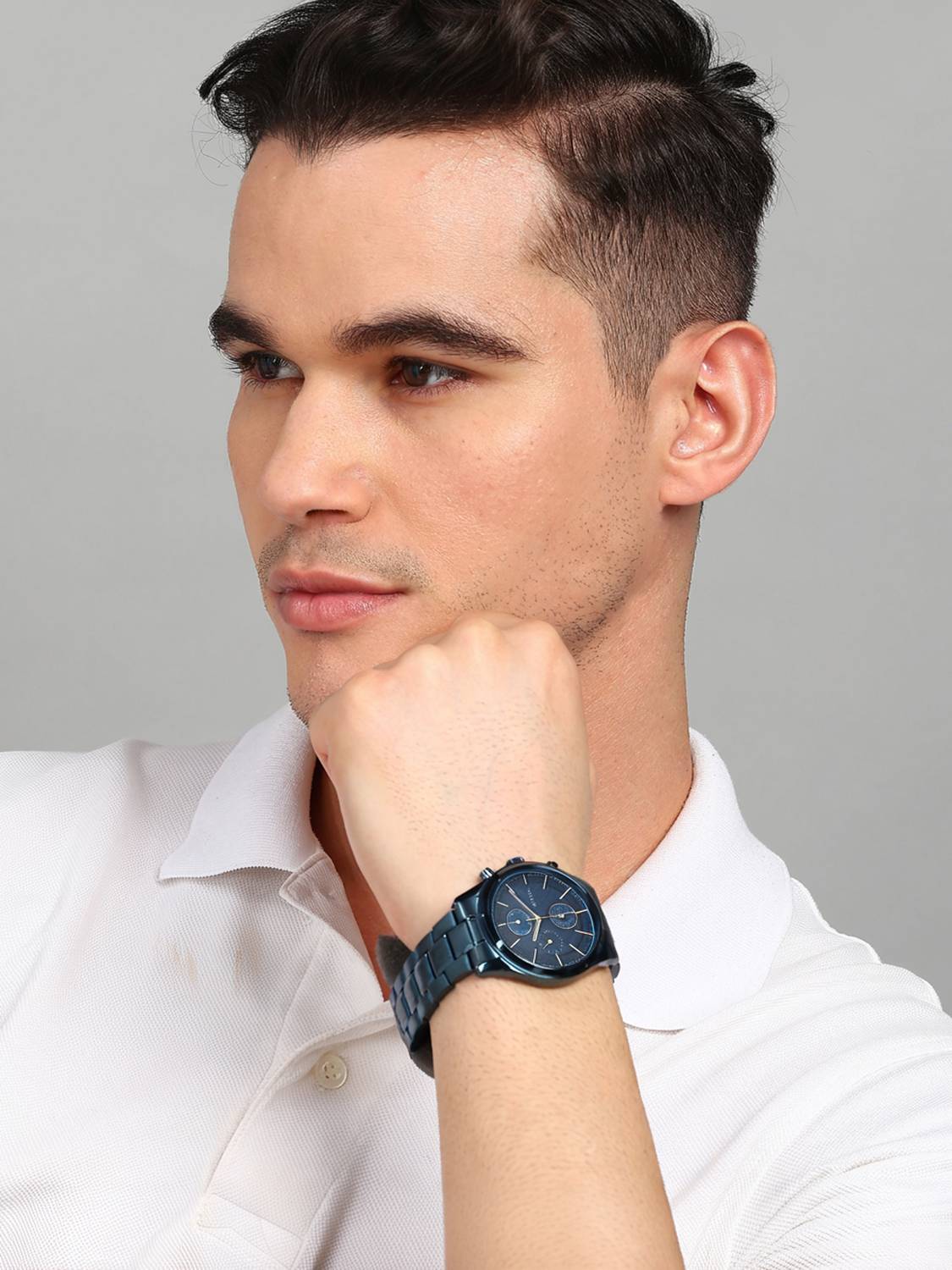 Titan Neo Splash Blue Dial Blue Stainless Steel Watch - Image 3