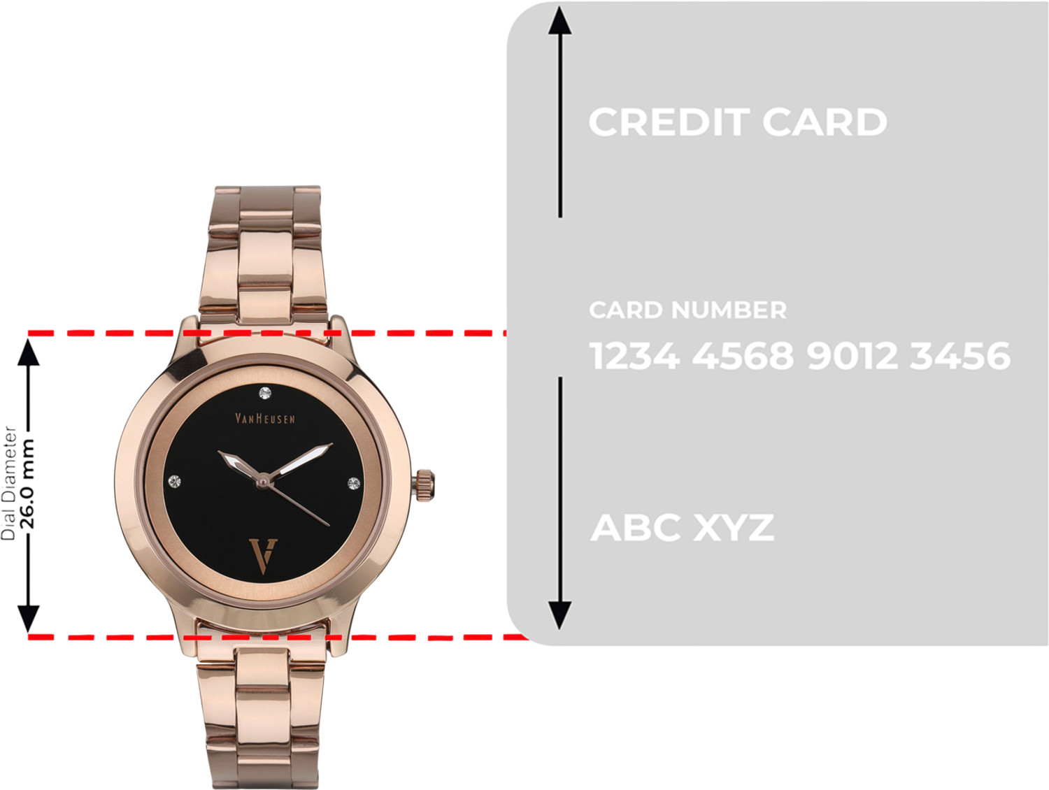 Image of VAN HEUSEN Elegance Analog Watch - For Women