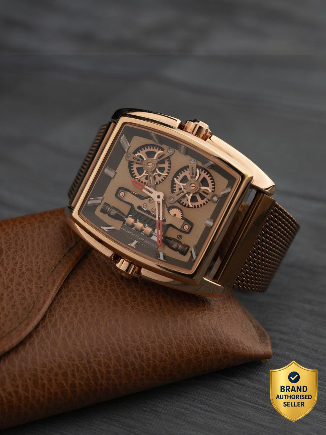 Image of French Connection Barrel Barrel Analog Watch - For Men