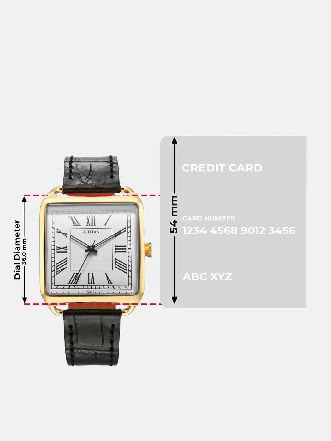 Titan Retro Revive White Dial Black Leather Watch - Image 4