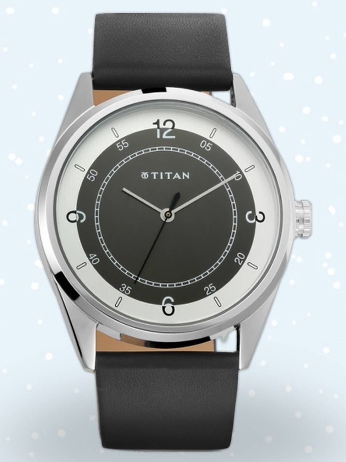 Titan 1729SL04 Workwear Black & Silver Dial Watch - Image 2