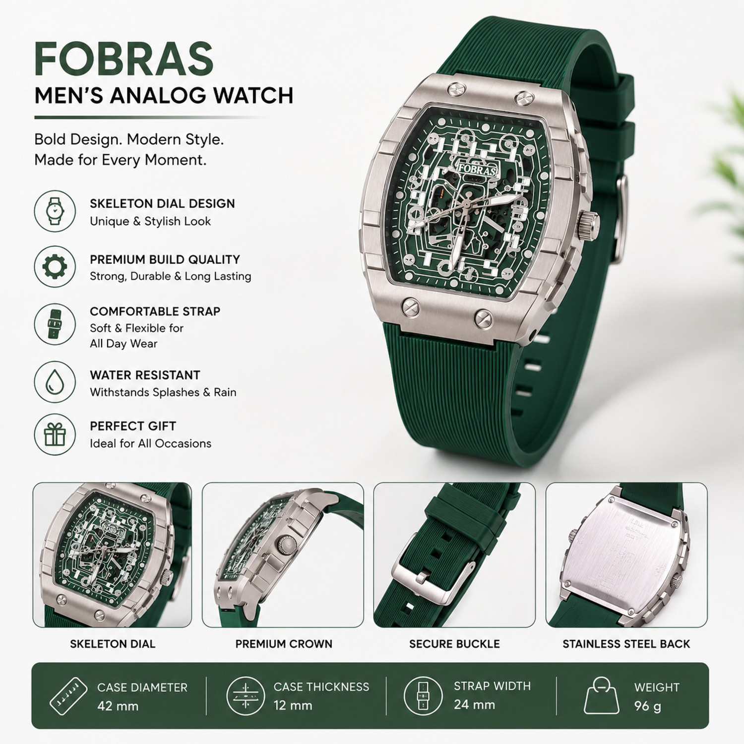 Image of fobras FROB02 FROB02 Analog Watch - For Men