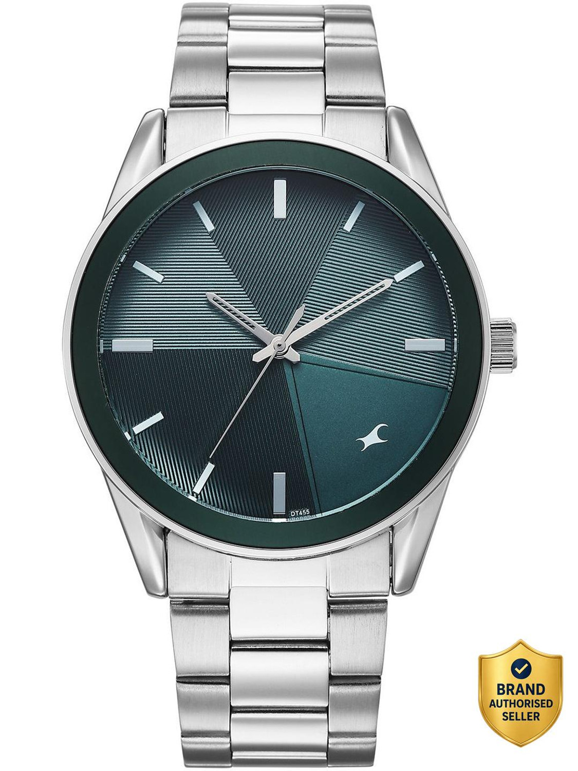 Image of Fastrack Stunners Fastrack Stunners XI Quartz Teal Dial Silver Stainless steel Strap Analog Watch - For Men