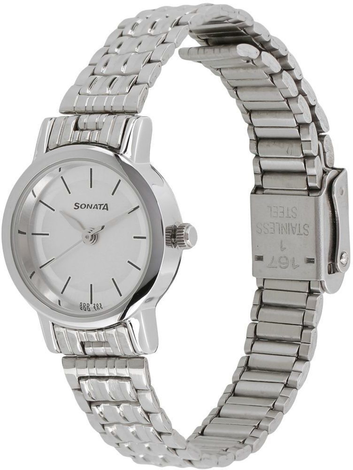 Image of SONATA 8124NM01 SO Mass Analog Watch - For Women