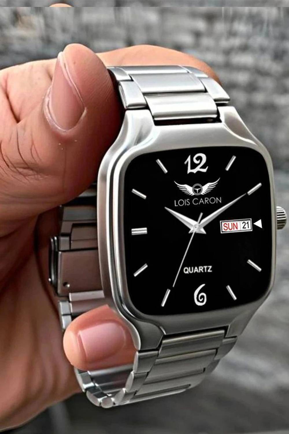 LOIS CARON LCS-8397 Silver Boys Analog Watch - Image 4