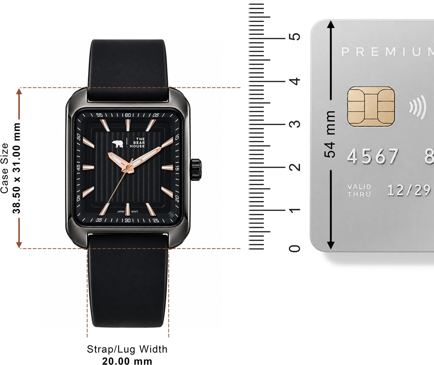 Image of The Bear House Icon Series Analog Watch - For Men O-75840PMGB