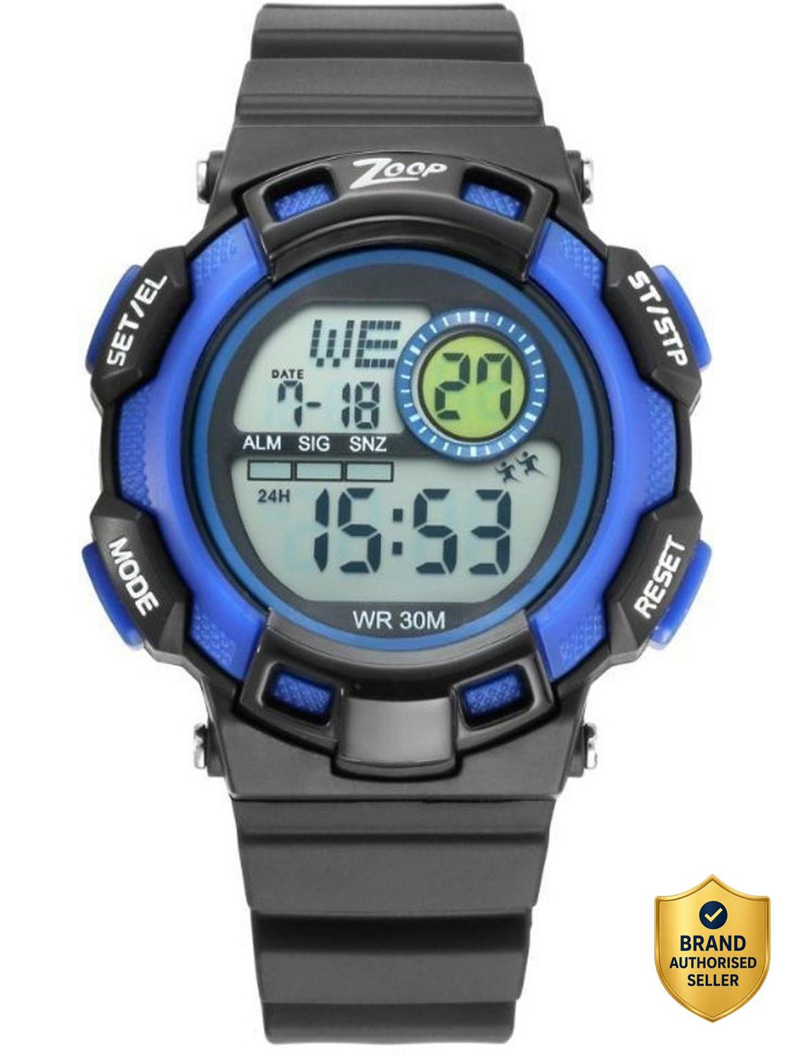 Zoop byTitan NP16009PP02 Zoop Digital Dial Black Plastic Strap Digital Watch  - For Boys & Girls