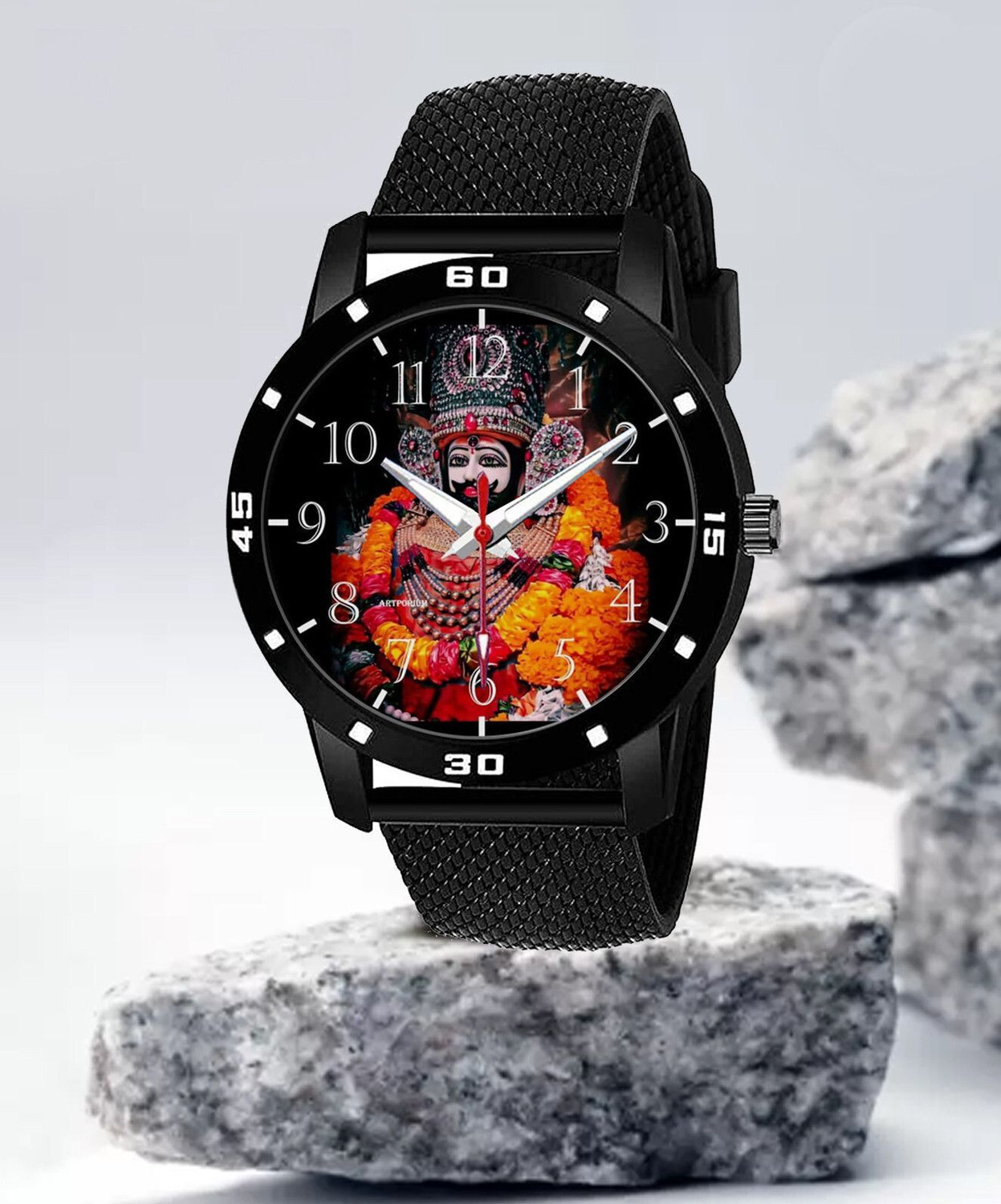 Image of house of common khatu shyam baba khatu shyam watch for men&women Analog Watch - For Men