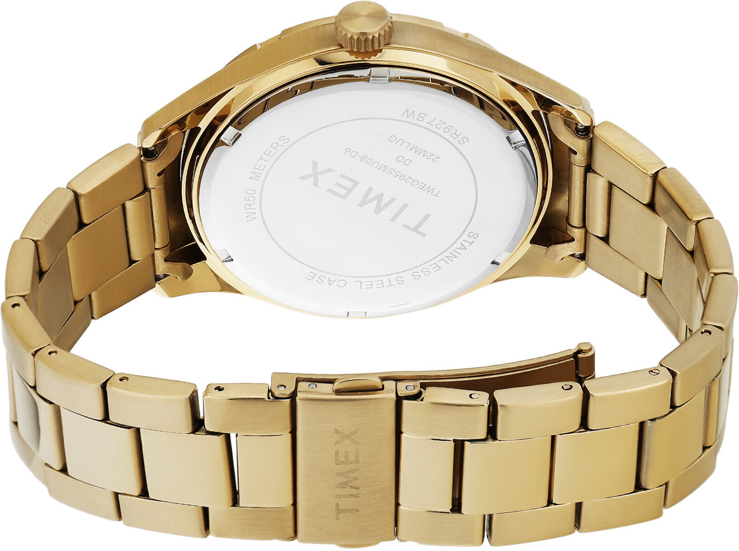 Image of TIMEX TWEG295SMU08 Round 45mm Champagne Dial Analog Watch - For Men