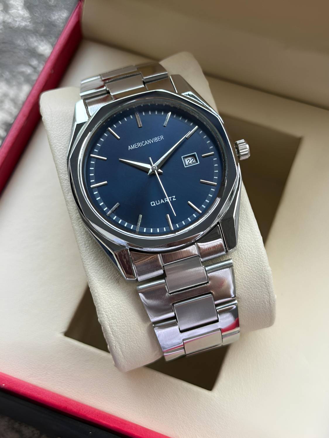 Americanviber AVM0040 Men's Blue Watch - Image 2