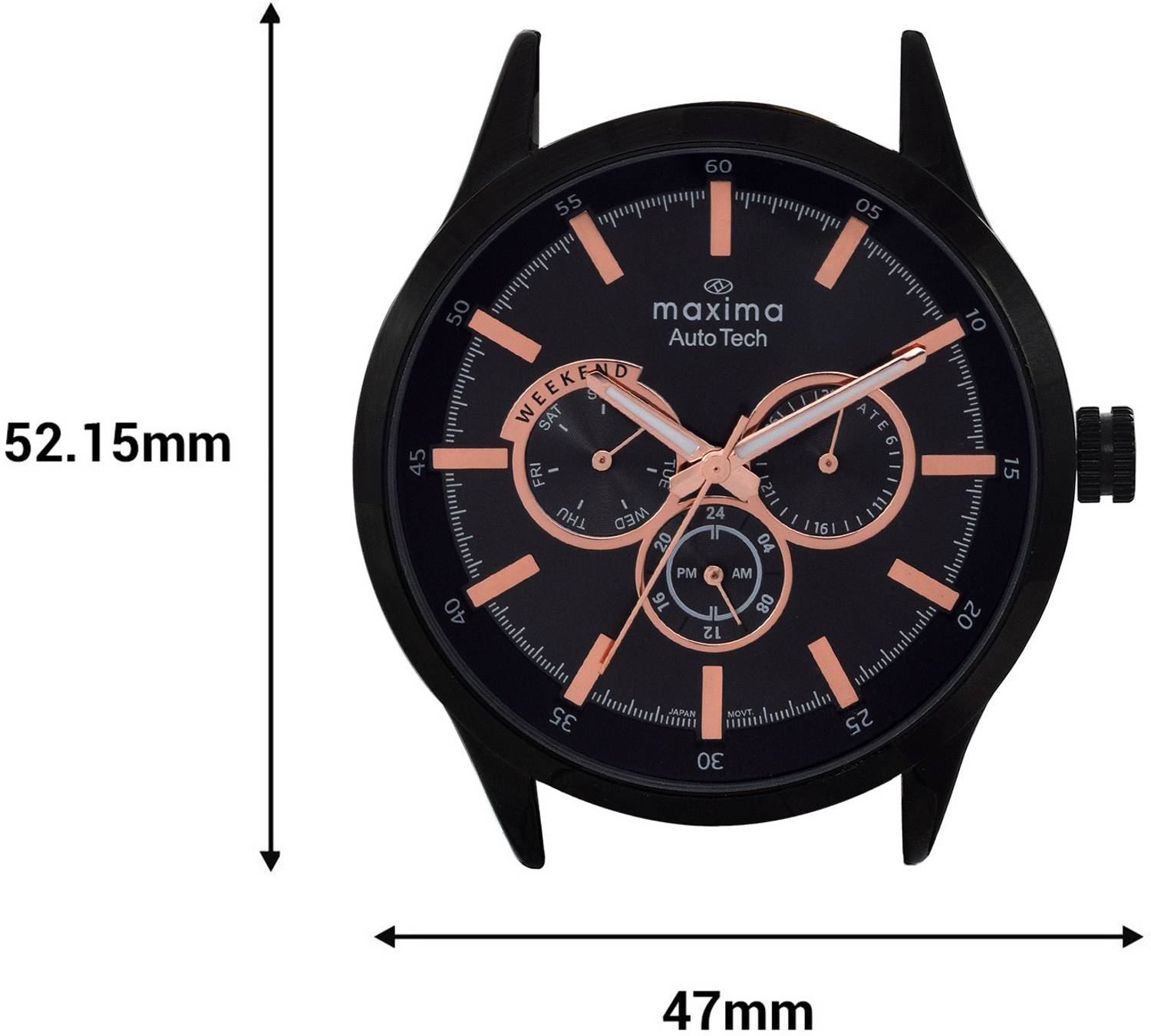 MAXIMA Auto Tech Collection Black Dial Analog Watch - Image 4