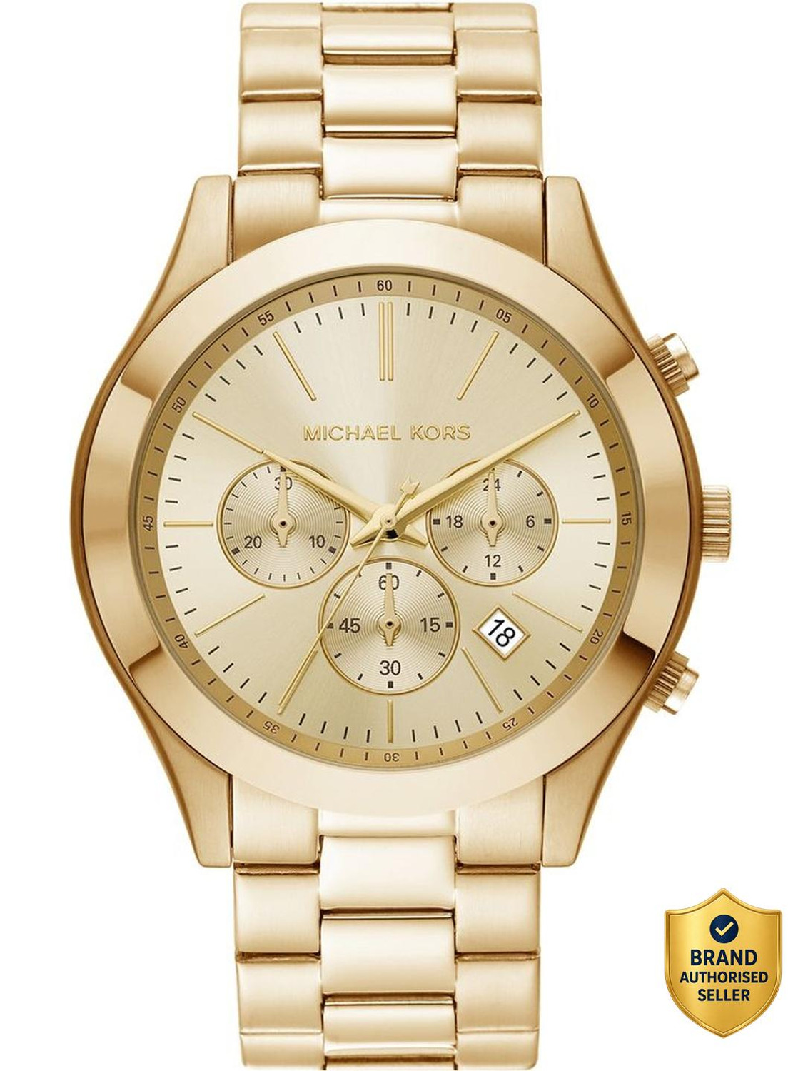 Image of MICHAEL KORS Slim Runway Slim Runway Analog Watch - For Men