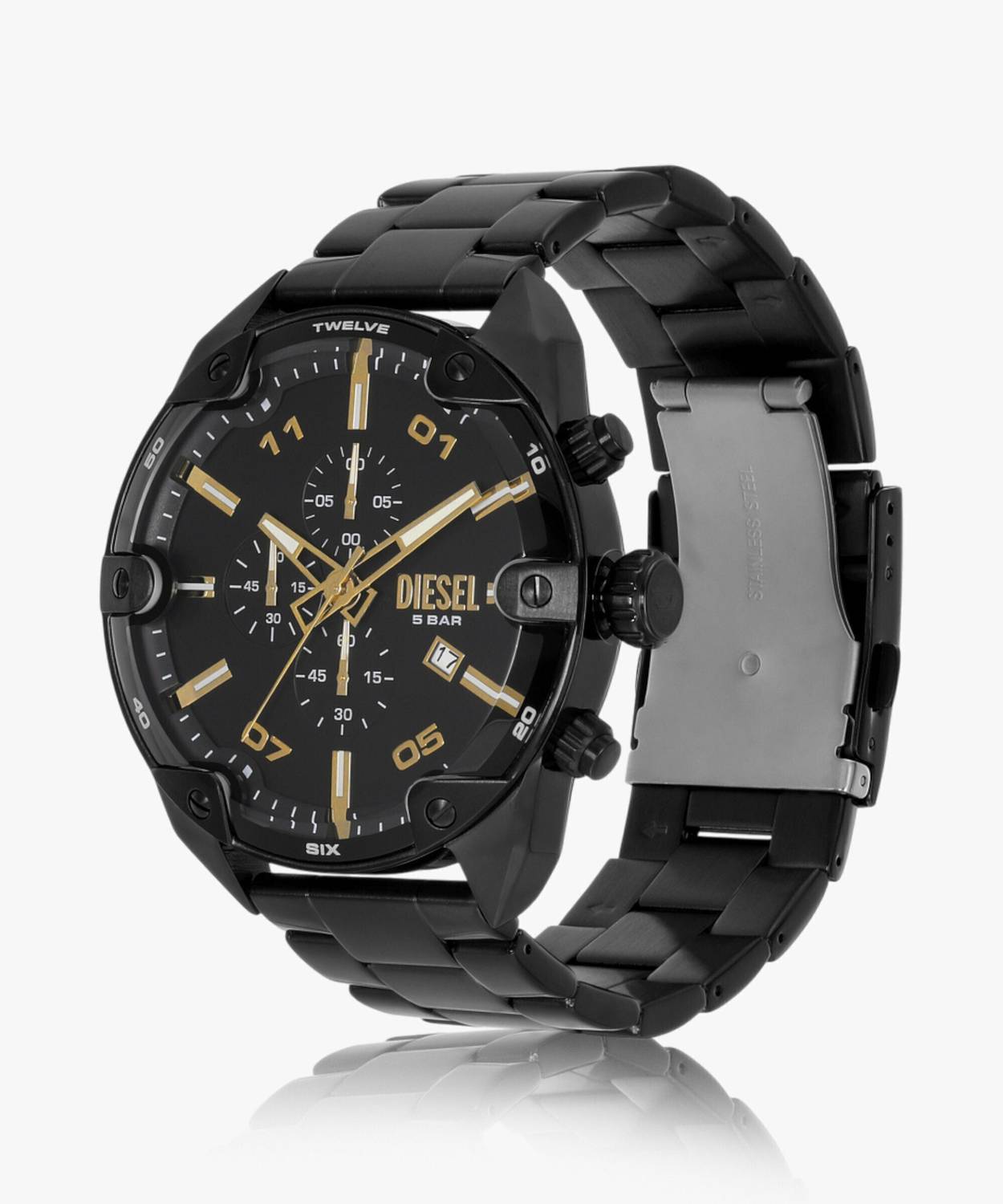 DIESEL Spiked Spiked Analog Watch - For Men - Buy DIESEL Spiked 