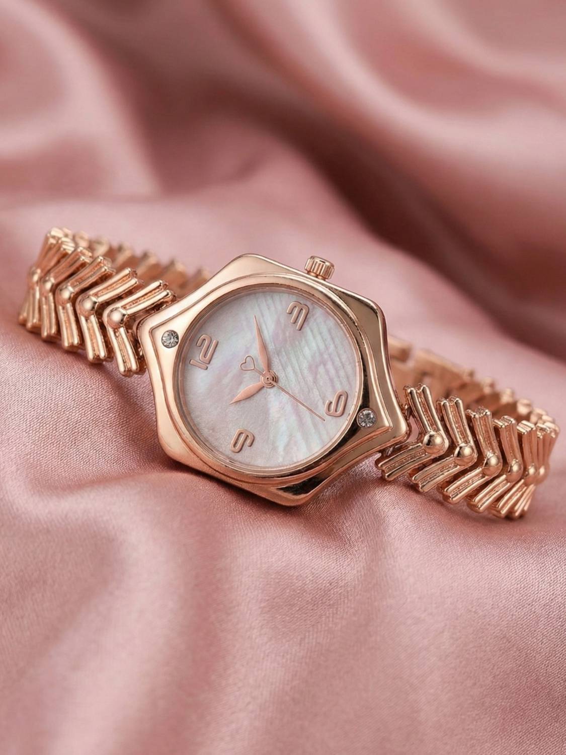 Americanviber AVW0039 Marble Finish Dial Premium For All Outfit Luxury Belt Design Analog Watch  - For Women