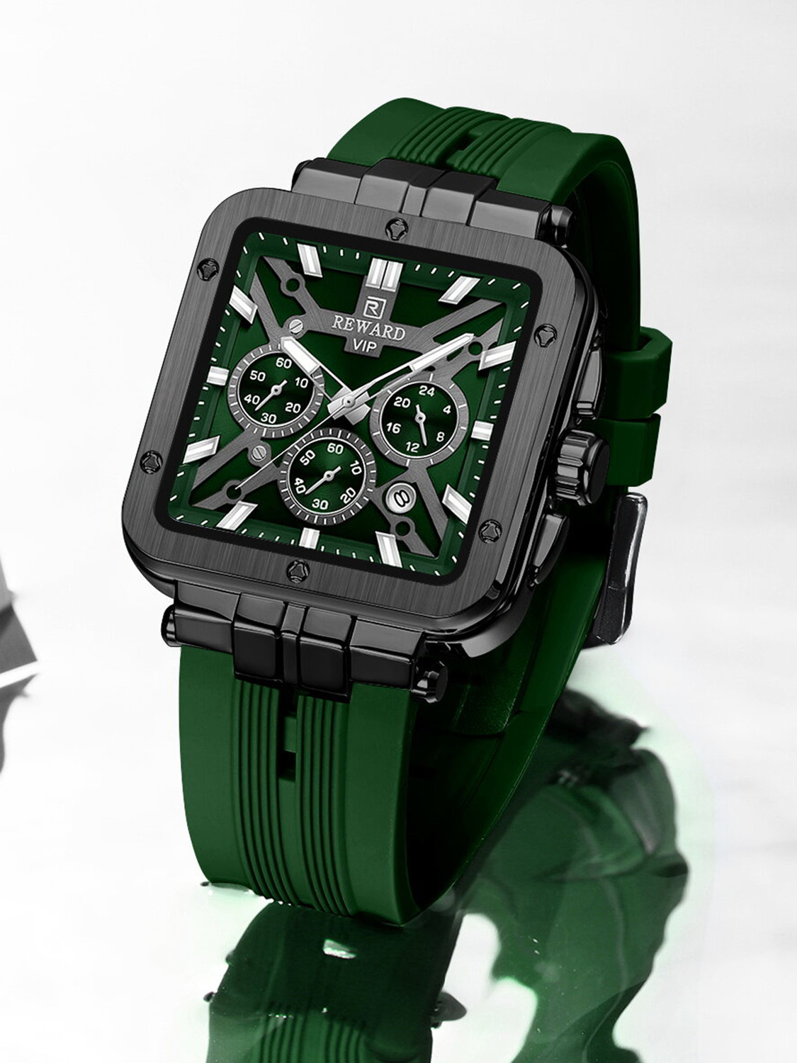 Image of Reward RD833569MA-GREEN Premium Watch Analog Watch - For Men
