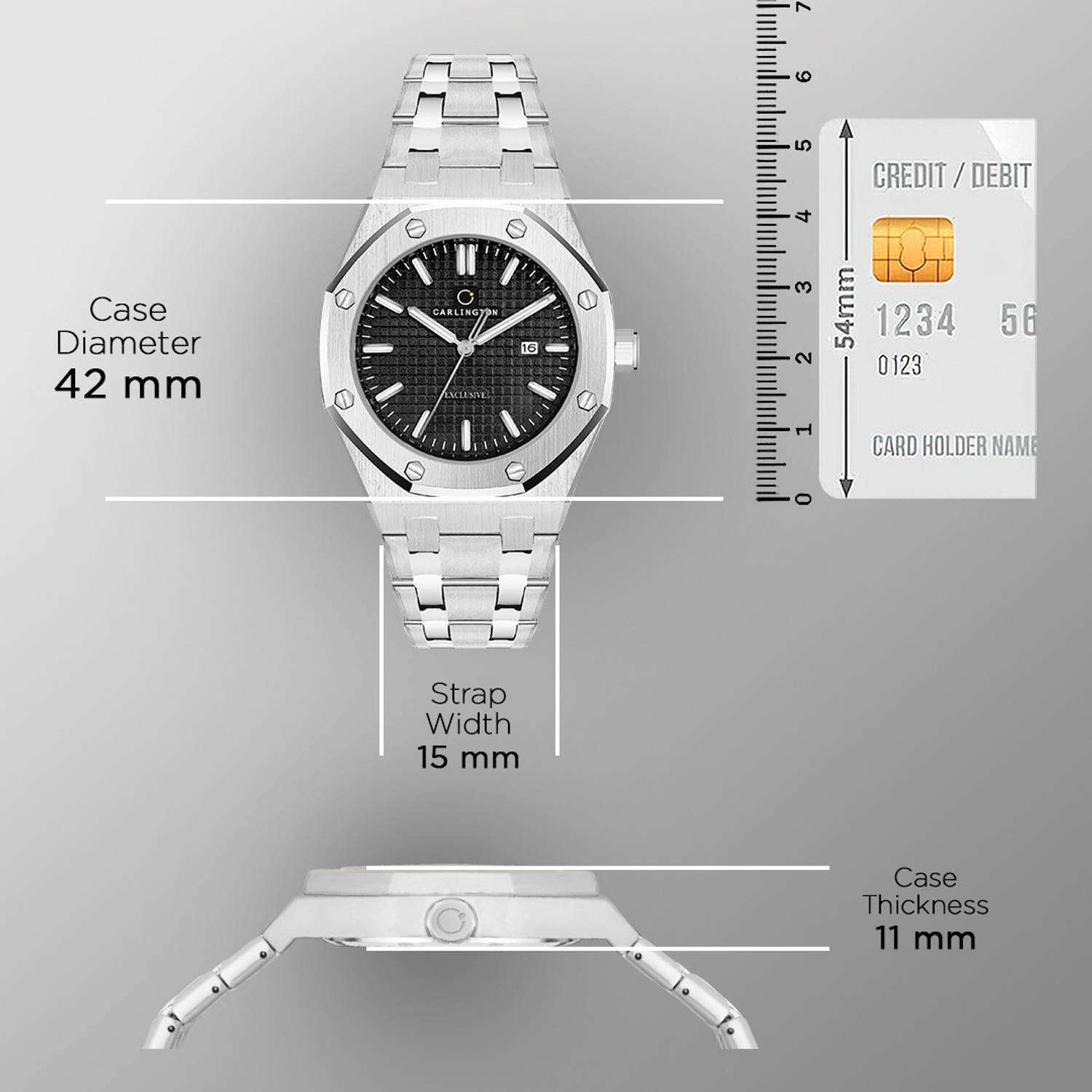 Carlington 8866 Premium Gents Analog Watch - Image 3