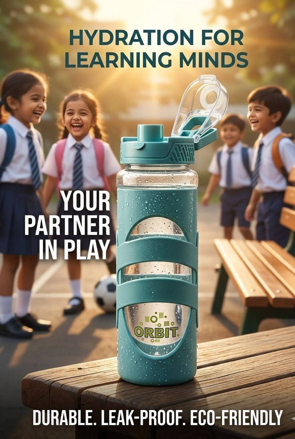 AM TRADER PRIVATE LIMITED Kids Water Bottle 700 ml Water Bottle