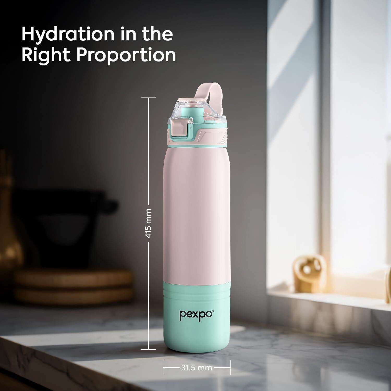 Image of pexpo Warm & Cold Insulated Kids School, Picnic Leakproof 700 ml Water Bottle