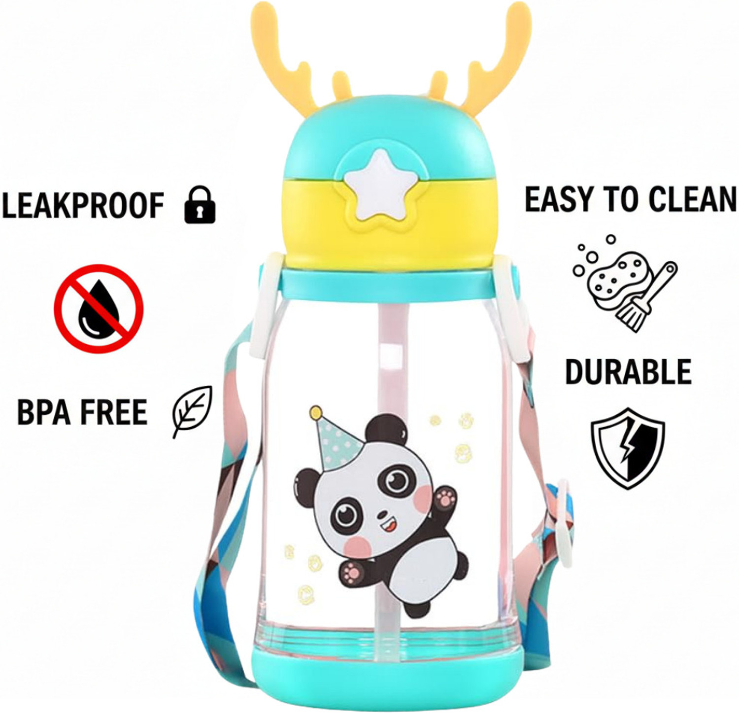 Image of PLEXY Deer 620 ml Water Bottle
