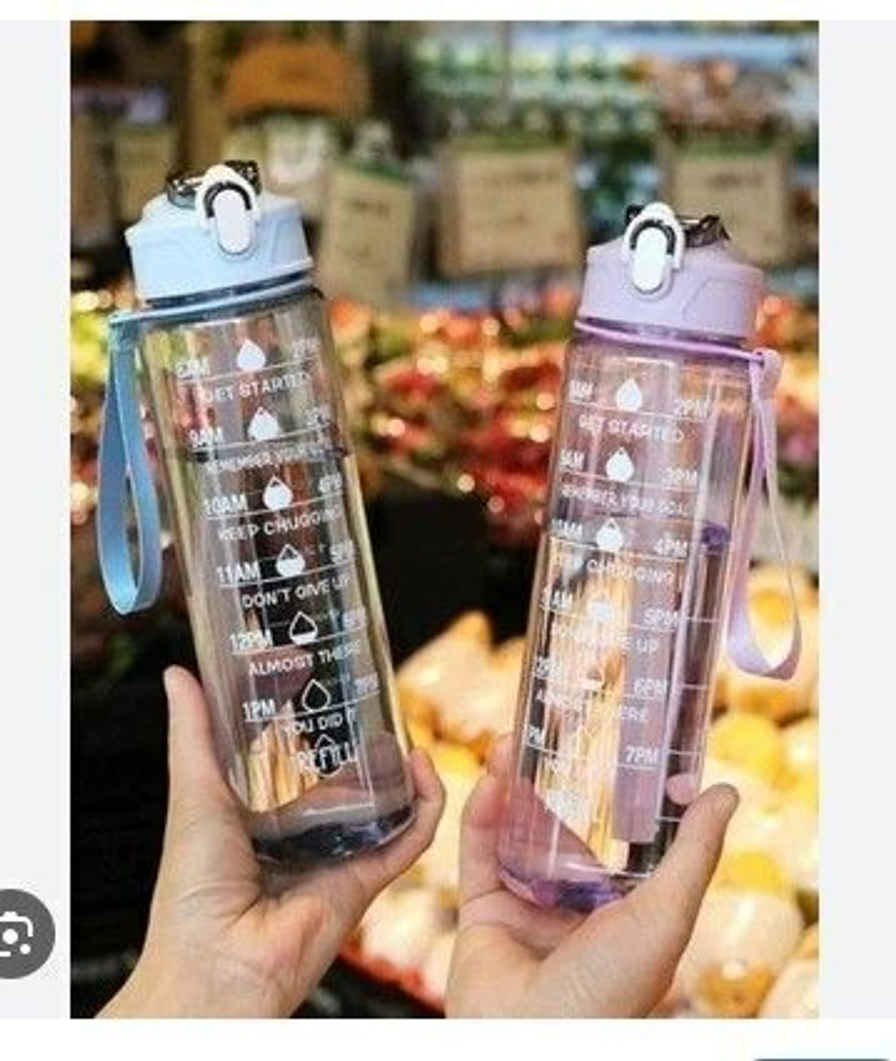 Image of Ignero Transparent 900 ml Water Bottles