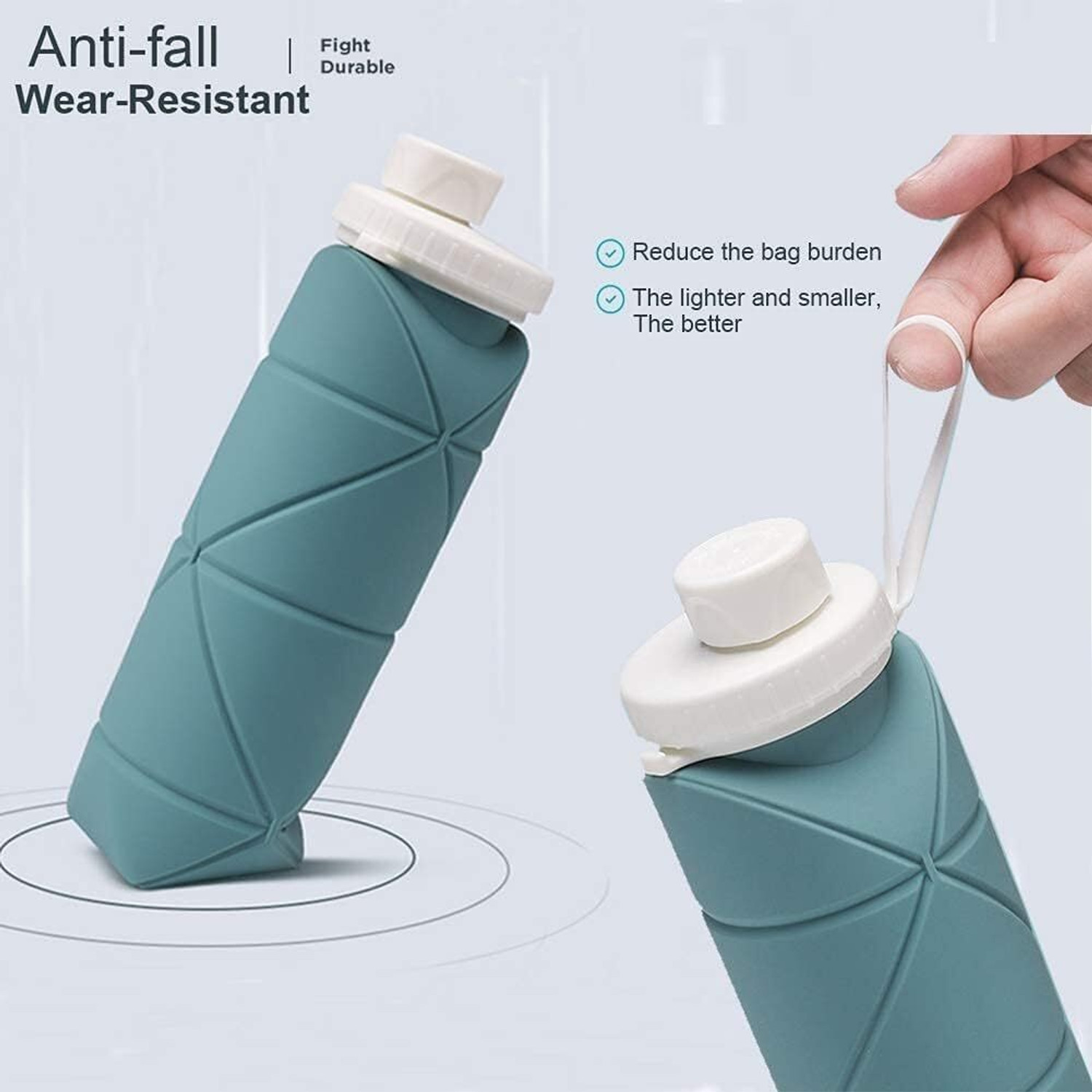 Image of Uniquecartel Silicone 600 ml Water Bottle