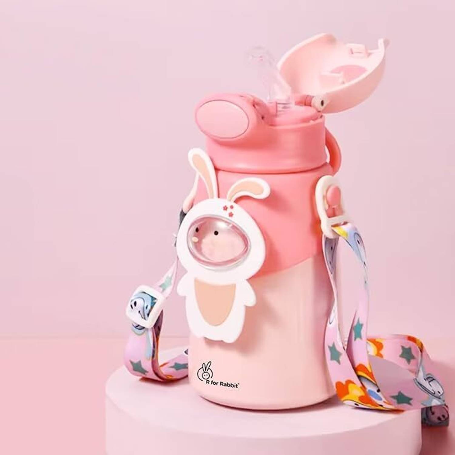 ApexUni Straw Sipper Bottle 24 Hours Hot & Cold Stainless Steel Sipper Bottle for Kids 500 ml