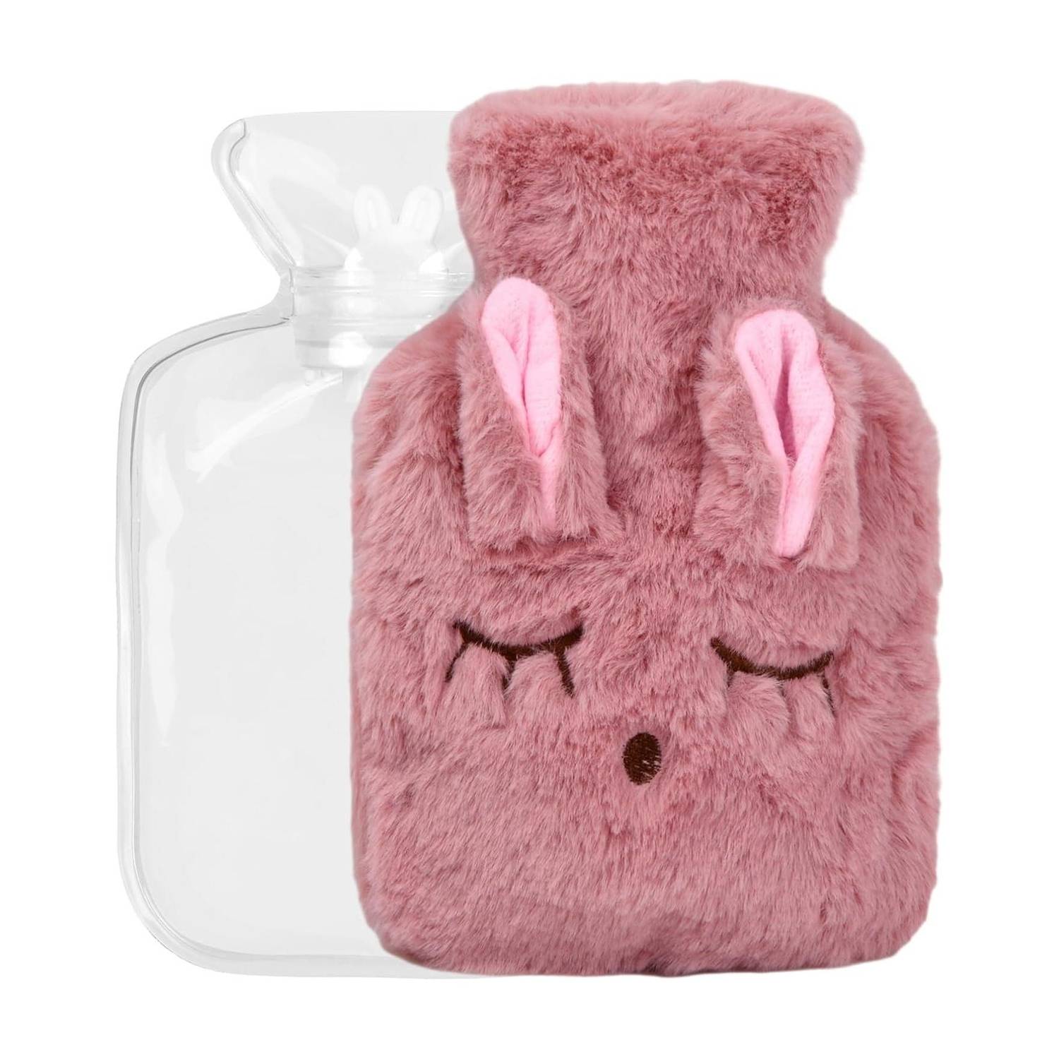 Amulakh Relief Mini Cartoon Hot Water Bottle with Cover Cute Therapy for Pain Relief 350 ml Water Bottle
