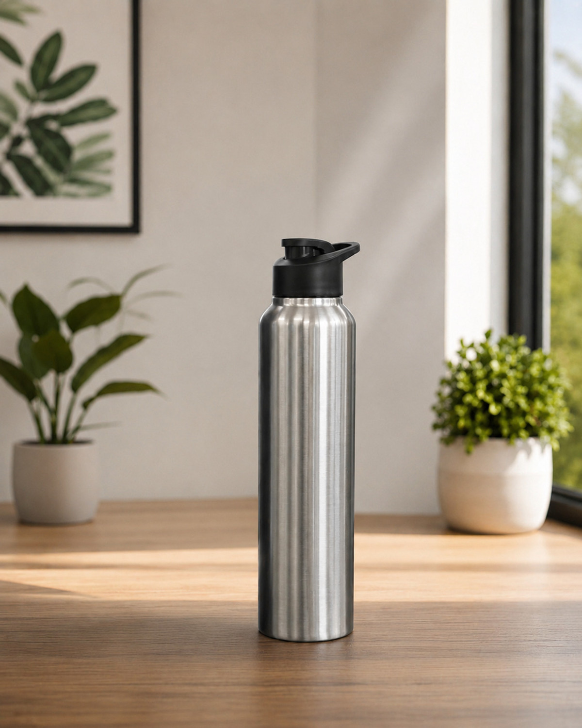 Image of ARADHANA STEEL AquaFlow Series 1000 ml Water Bottles