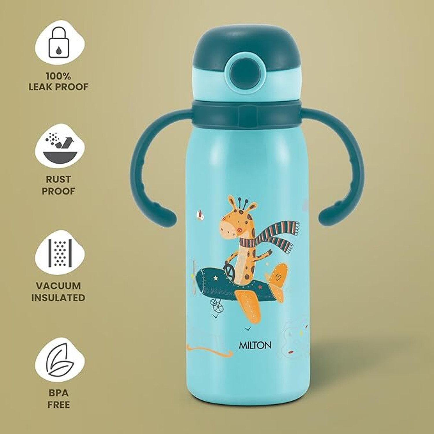 Image of MILTON Kiddo 450 Thermosteel 435 ml Water Bottle