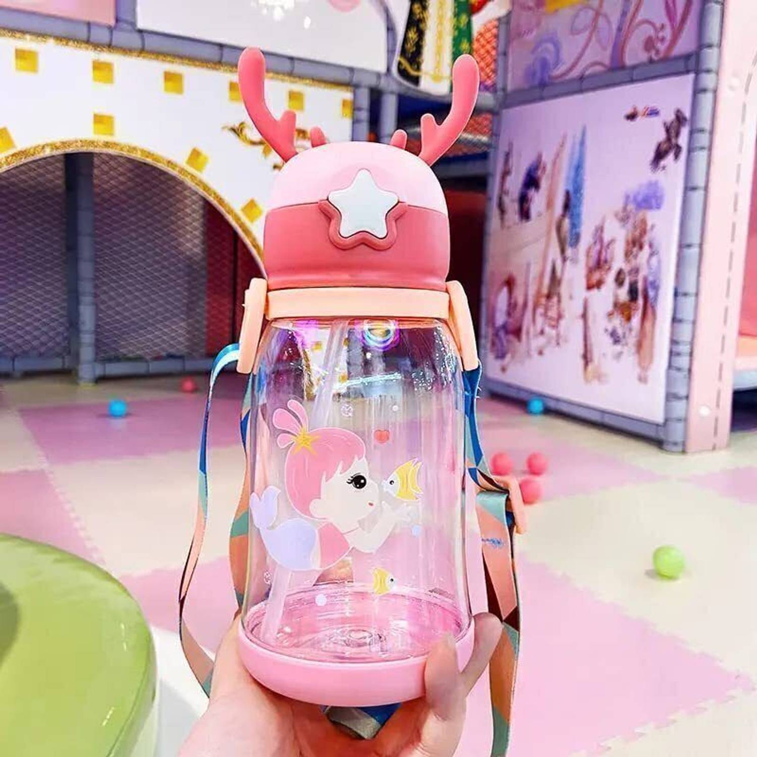 ARNAH TREASURE Rabbit Kids Water Bottle 600 ml Water Bottle
