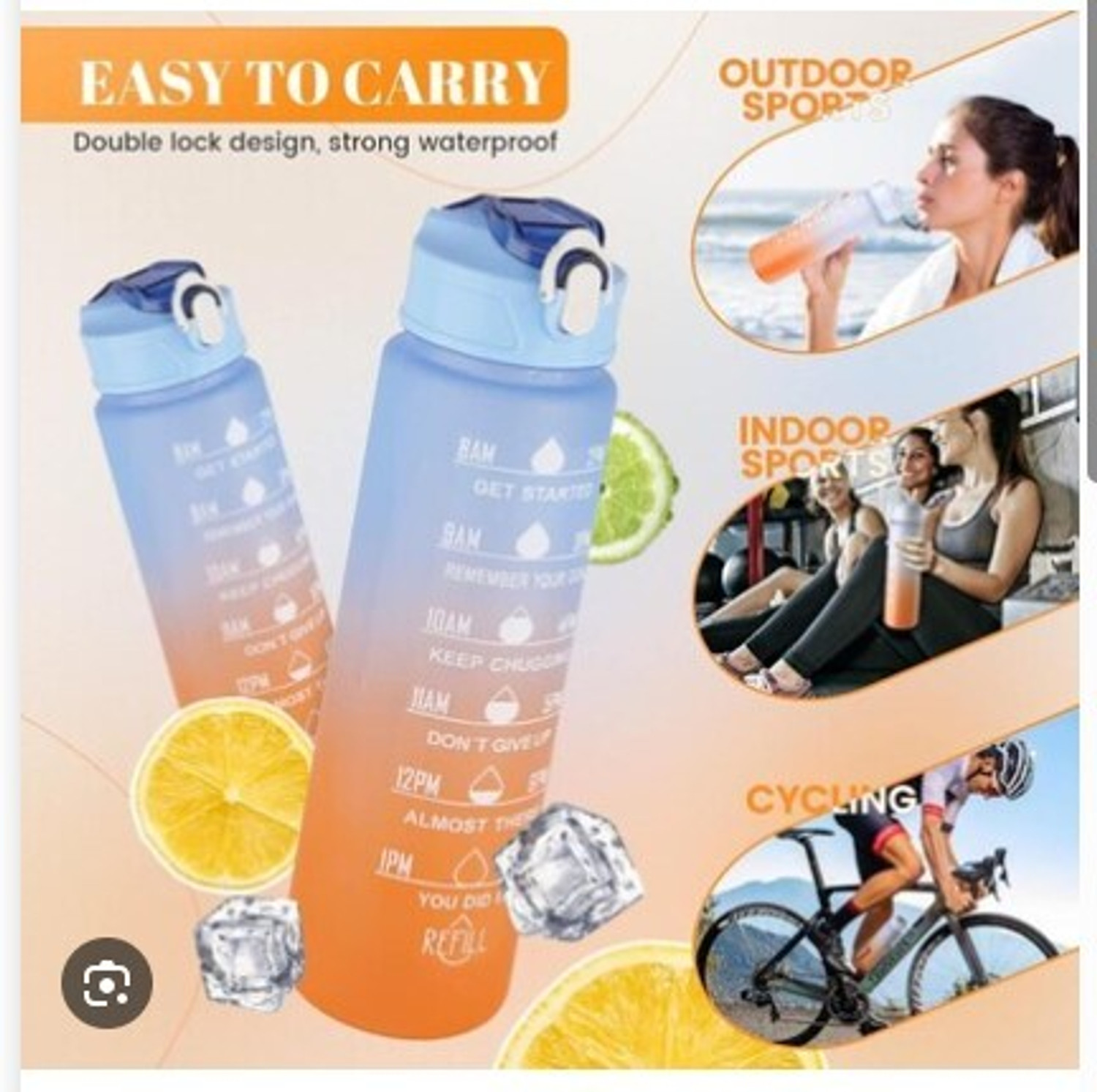 Image of Ignero Opaque 900 ml Water Bottles